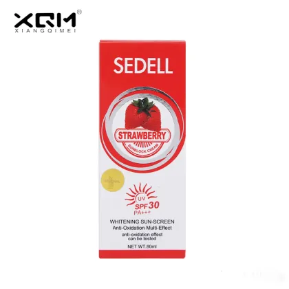 Strawberry Sunblock: The Spot XQM Cosmetics Facial Sunscreen - GMPC Certified Whitening Sunscreen