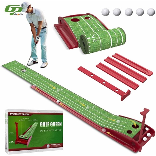 Divot Board Wood Base Deluxe Putting Mat