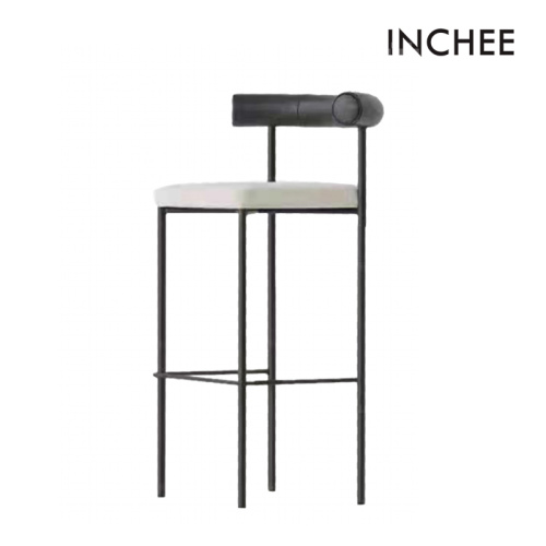 Tall Bar Chair With Foam Cushion Modern Square Tall Bar Stool With Foam Cushion Supplier