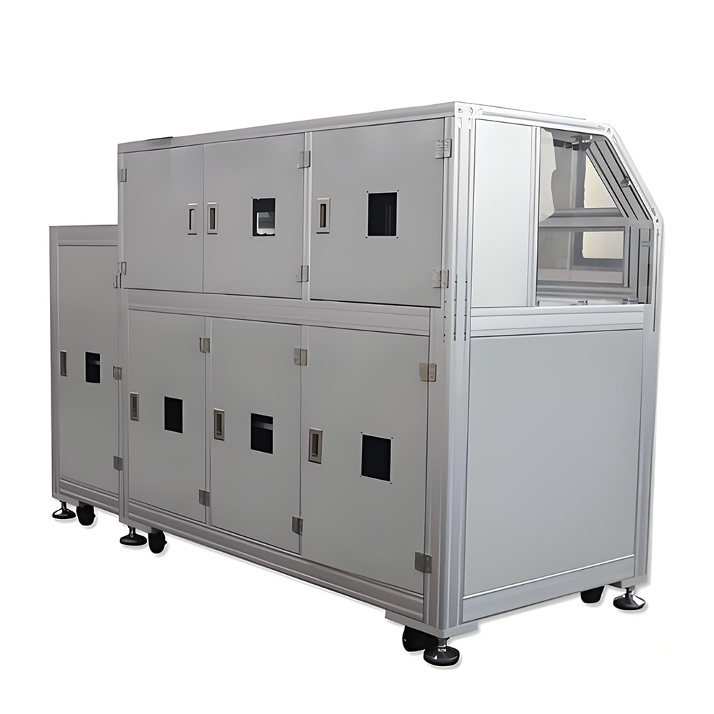 Aluminum profile + sheet metal frame