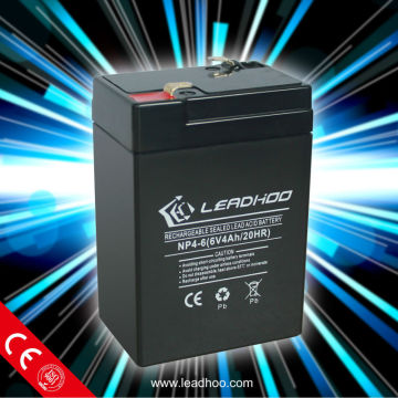 6V4.0Ah Fire & security systems lead acid battery