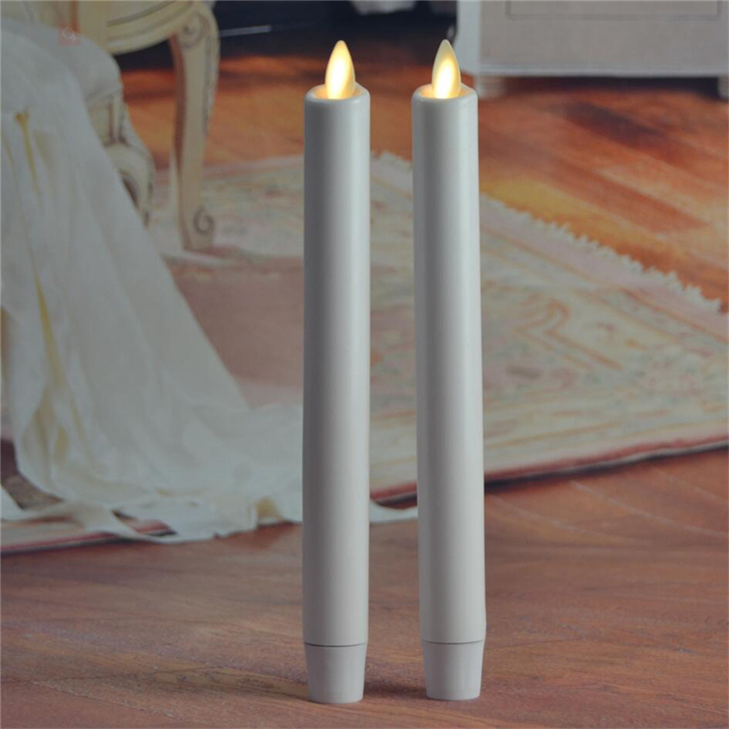 Flameless Taper Candles With Romote Control For Decoration