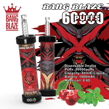 일회용 전자담배 Bang Blaze 시샤 60000개 퍼프