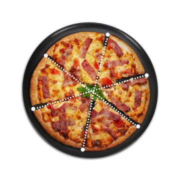 Commercial Round Baking Tray Non Stick Carbon Steel Punching Bread Pancake Round Pizza Pan
