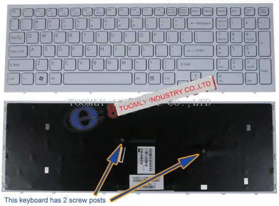 New Original Sony Vpceb Laptop Keyboard White - 148792821 - A-1766-426-a