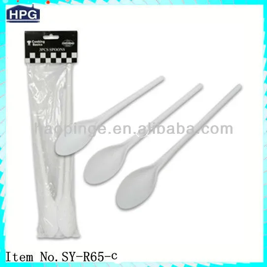 3pc Long Handle Salad Spoon Set