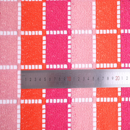 New Square Design Multicolor Chemical Spetsbroderi