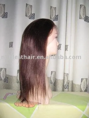 short fashion full lace wig,accept paypal,6in,#1 with 10% silver highlights throughout,chinese manucacturer