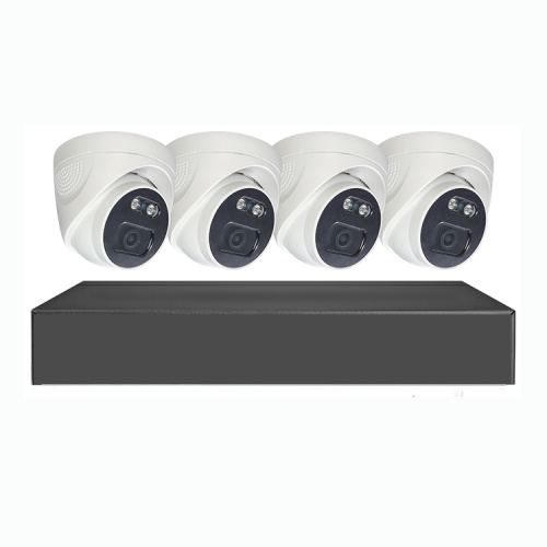 DOME 4K Wifi CCTV Kits Poe NVR Camera