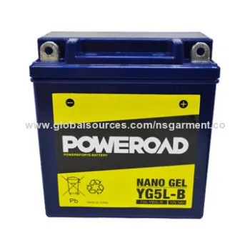 True Nano GEL Motorcycle Battery, 120x60x128mm Dimensions