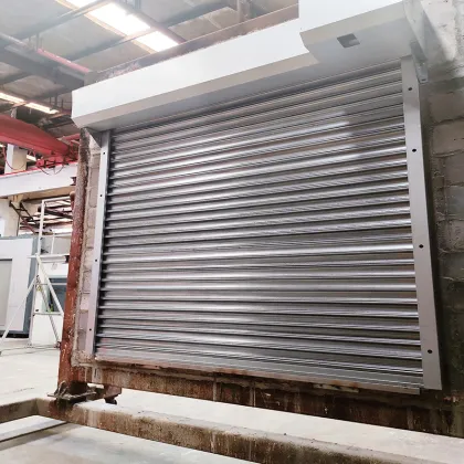 Fire Rated Garage Door: Inorganic Resistant Electric Fireproof Rolling Shutter Door