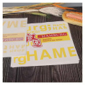 Disposable take-out scraps of paper