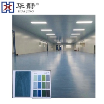 Directional PVC Flooring Homogeneous Roll for Office Rooms