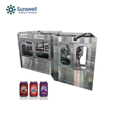 Carbonated Drink Production Line Tin Can Filling Machine