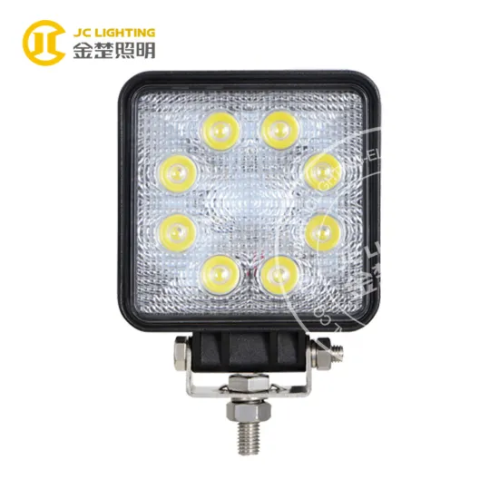 12v 24w led bridgelux spot work Light for excavator, waterproof led offroad light 4x4 accessories 24w led work light