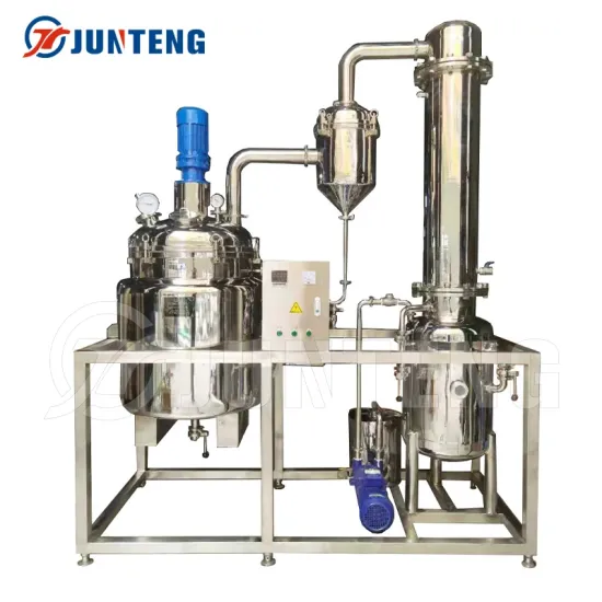 Stainless Steel Short Path Molecular Distillation and Wiped Film Evaporator for Herbal Distillation