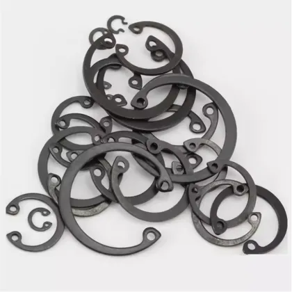 High-Quality M200 Black Spring Steel Snap Rings and Retaining Rings for Holes