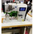 Double Needle Fully Automatic Post Bed Sewing Machine for Shoes Industry With all Servo Motor Strcture