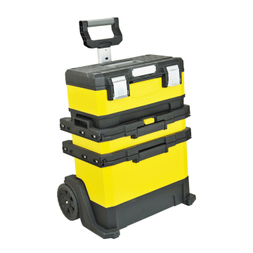 Professional 22.5 Inch Metal Tool Organizer with Two Layers and Trolley - Your Ultimate Tool Storage Solution