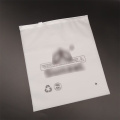 CPE matte ziplock bag for clothing