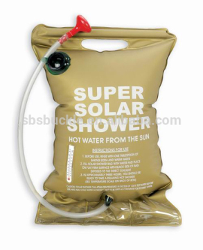 SBS 12L PVC Camp shower bag hanging water proof travel bath shower camping shower bag