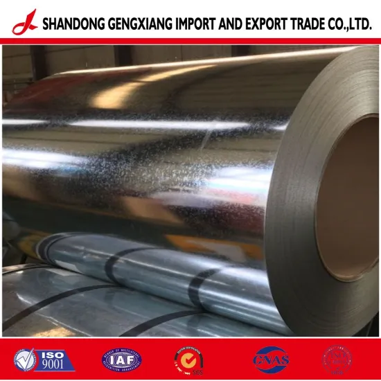 Regular Spangle Dx51d Gi Hot Dipped Cold Rolled Galvanized Coil