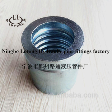 carbon steel pipe fittings ferrule for hose for SAE 100 R2A/EN 853 2SN hose