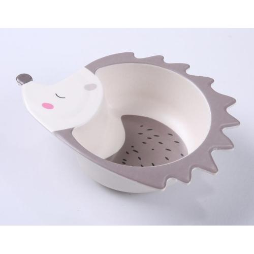 hedgepig shaped kids dinnerware set plastic baby set