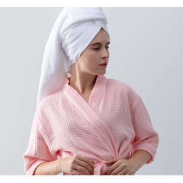 Waffle towel robe SPA robe poncho