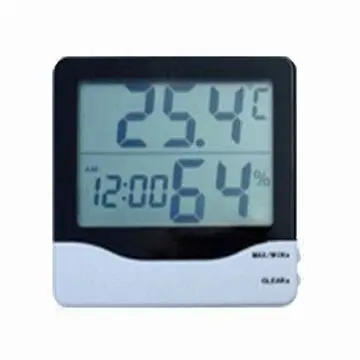 Indoor Thermometer and Hygrometer, -20 to +70°C Temperature