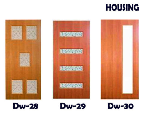 Crash-resistant Timber Composite Doors With Lock , Handle , Hinges