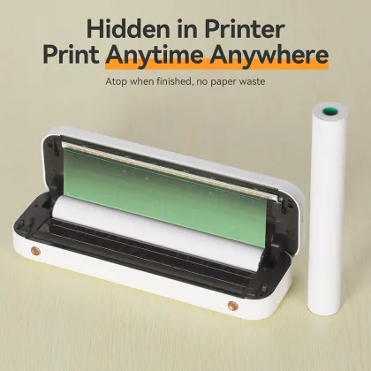 8.5 x 11\" Thermal Printer Paper for Brother PocketJet PJ762/PJ763MFi and HPRT MT800/MT800Q - Quick-dry A4 Size