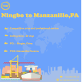 Freight de mer de Ningbo à Manzanillo Panama