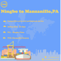 Ningbo에서 Manzanillo Panama까지의 해상화물