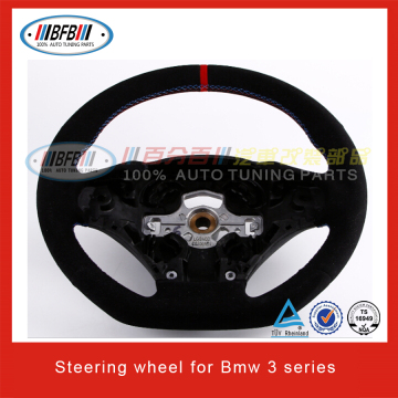 full leather frosted For Bmw 3 series car steering wheel common model B style