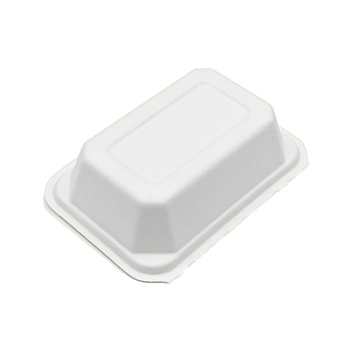 600 ml Sperrbox verfügbar biologisch abbaubarer Bagasse -Box