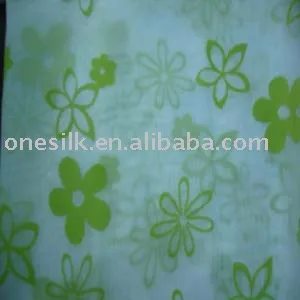 Chiffon flocking fabric