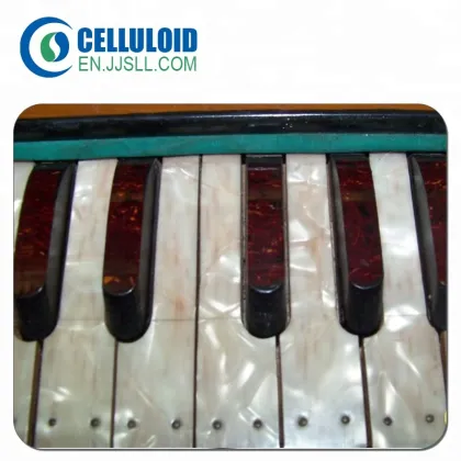 Pearl celluloid sheet for piano keys