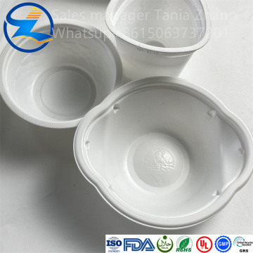 Food grade PP polypropylene for white yogurt cups