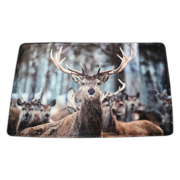 Grey deer Pvc Door Mat