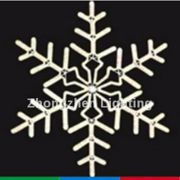 Outdoor led snowflake motif light
