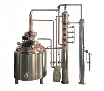 400L Distillery Equipment: Vodka and Whiskey Distillation Machine with Stripping Column Still