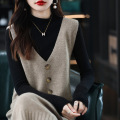 All wool knitted waistcoat skirt ladies