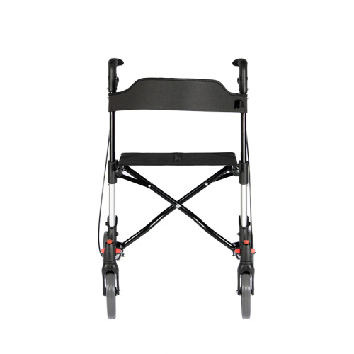 Sensitive Loop Brake Four Wheels Stand up Folding Walker Factory