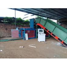 Baler Horizontal untuk Botol Kertas Kertas Sisa Tekan