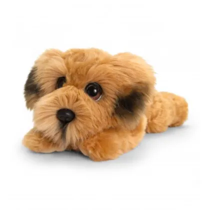 Realistic Long Fur Eco Plush Puppies Papa Dog Toy