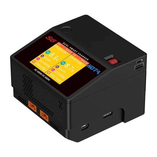 NEW HOTA S6 AC400W DC650W 15A Dual Channel Smart Ultra Small Size Charger for Lipo LiHV LiFe LiIon NiZn NiCd NiMH Battery