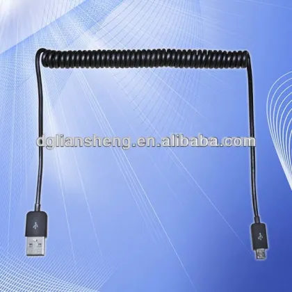 New products colorful usb data cable spring line