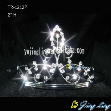 Coronas de diamante de imitación belleza princesa Tiara TR-12127