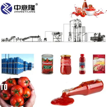 Linea di Produzione per Conserva di Pomodoro e Ketchup